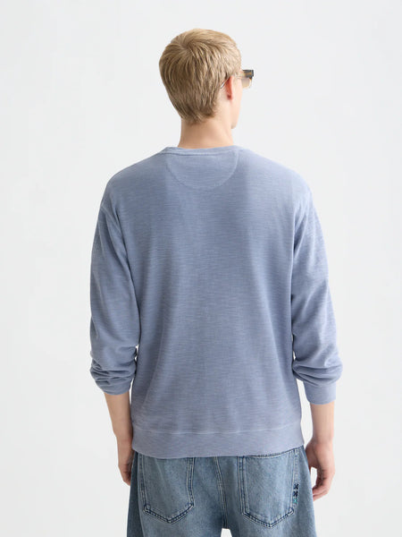 Scotch & Soda Garment Dyed Regular Fit Sweatshirt - Infinity