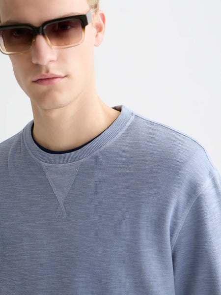 Scotch & Soda Garment Dyed Regular Fit Sweatshirt - Infinity