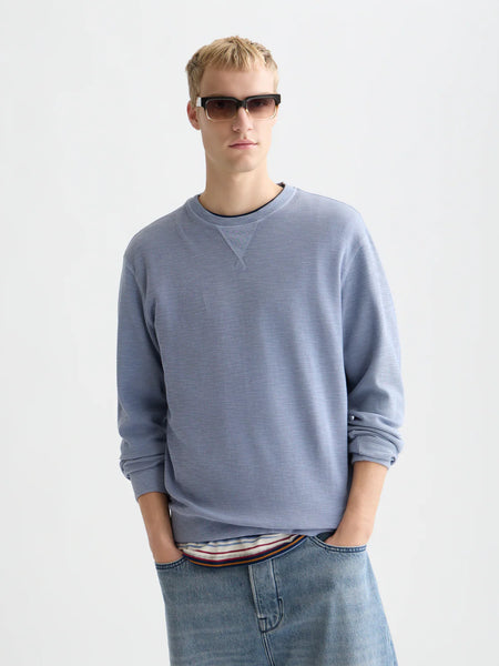 Scotch & Soda Garment Dyed Regular Fit Sweatshirt - Infinity