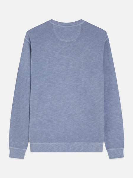 Scotch & Soda Garment Dyed Regular Fit Sweatshirt - Infinity