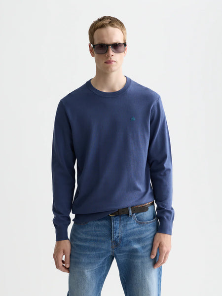 Scotch & Soda Core Ecovero Knitted Pullover - Oceana