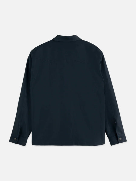 Scotch & Soda Twill Overshirt - Carbon