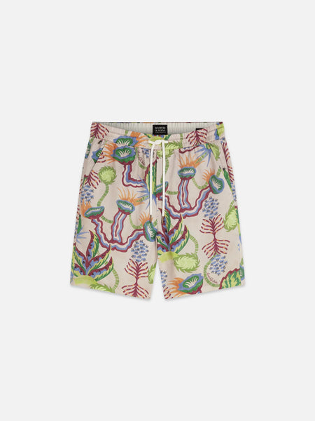 Scotch & Soda Fave Printed Tencel Shorts - Desert Floral/Infinity
