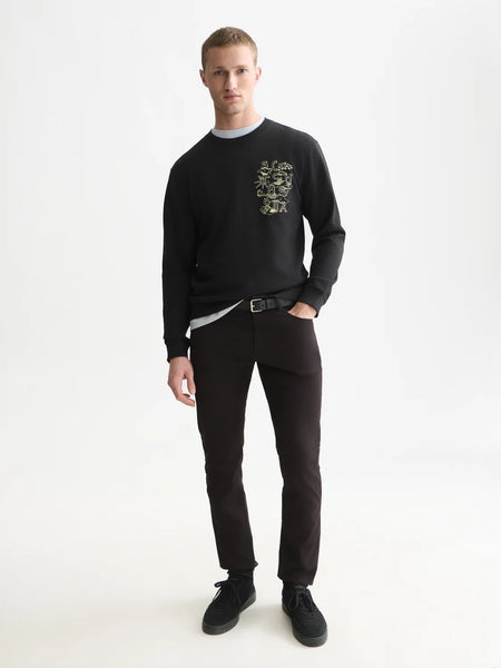 Scotch & Soda Ralston Twill Pant - Meteorite (Black)