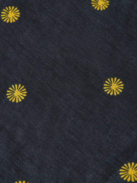 Scotch & Soda L/S Printed Linen Shirt - Tiles Stars/Gold Flake