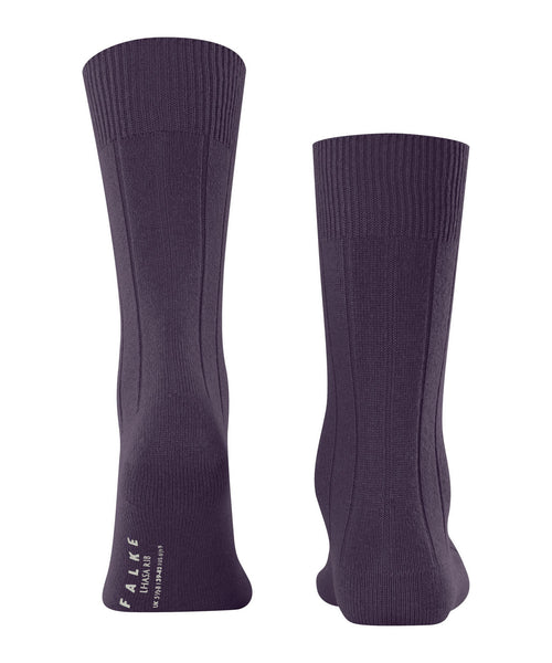 Faklke Lhasa Rib Socks - Wineberry