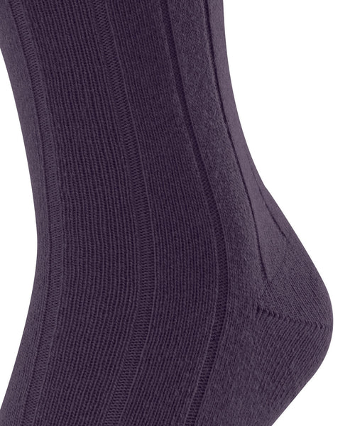 Faklke Lhasa Rib Socks - Wineberry