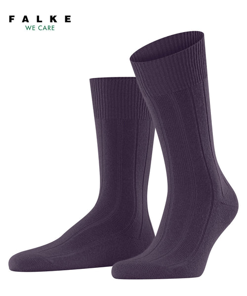 Faklke Lhasa Rib Socks - Wineberry
