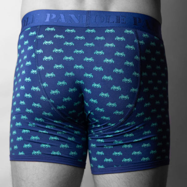 Swole Panda Alien Boxers - Blue