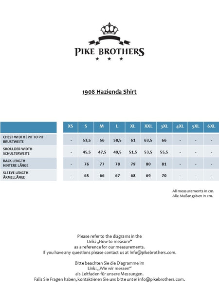 Pike Brothers 1908 Hazienda L/S Shirt - Baltic Blue