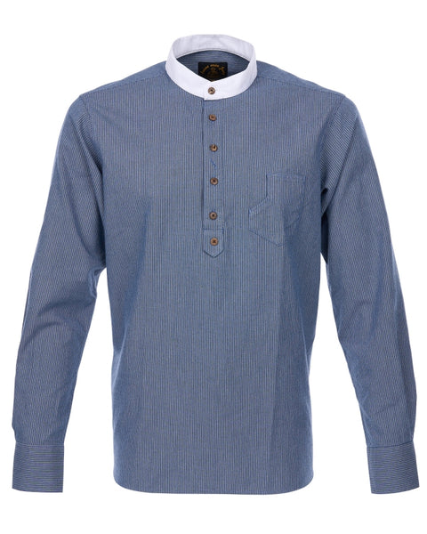 Pike Brothers 1908 Hazienda L/S Shirt - Baltic Blue