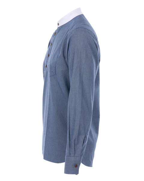 Pike Brothers 1908 Hazienda L/S Shirt - Baltic Blue