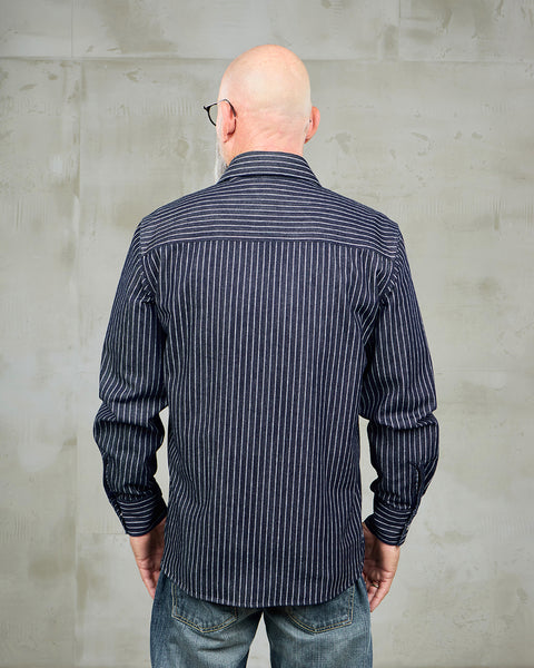 Pike Brothers 1937 Roamer Shirt - Blue Wabash Denim