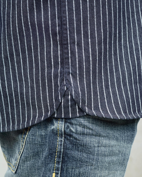 Pike Brothers 1937 Roamer Shirt - Blue Wabash Denim