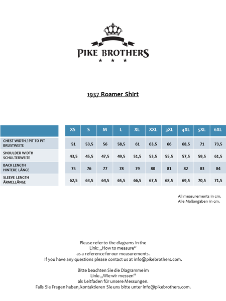 Pike Brothers 1937 Roamer Shirt - Danville Blue