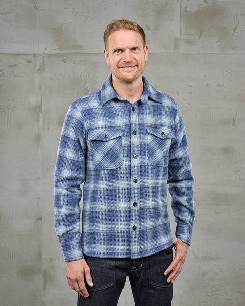 Pike Brothers 1943 CPO Shirt - Logan Blue
