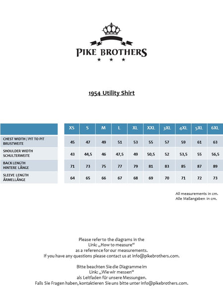 Pike Brothers 1954 Utility Shirt - Indigo Melange