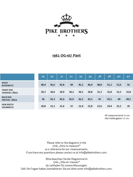 Pike Brothers 0g 107 Pant - Brown