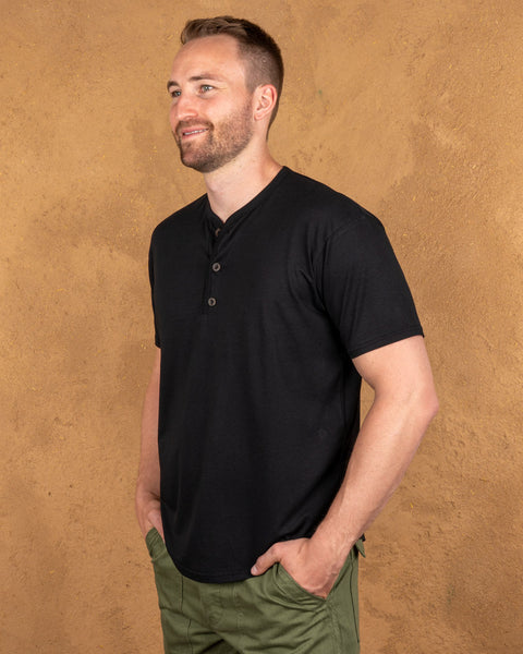 Pike Brothers 1963 Roadie S/S Shirt - Texas Black