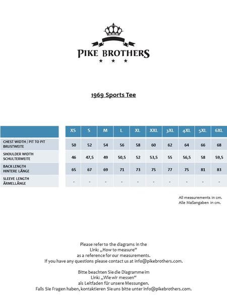Pike Brothers 1969 Sports Tee - Jolly Roger Black