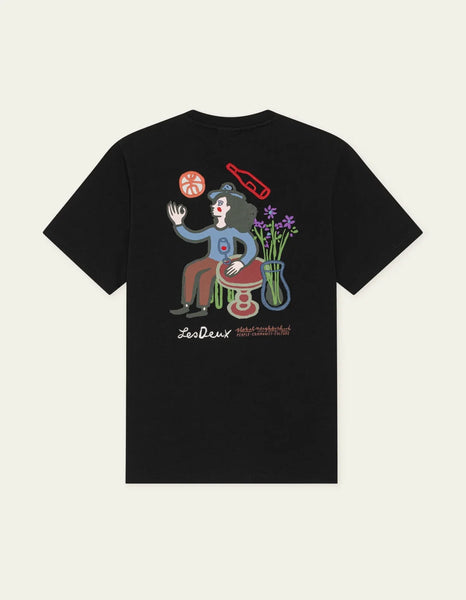 Les Deux Rural Tee - Black
