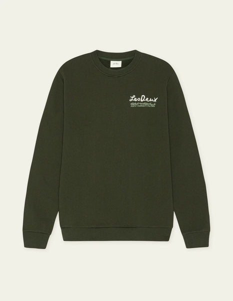 Les Deux Rural Sweatshirt - Rosin Green