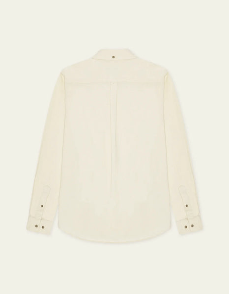 Les Deux L/S Pinwale Cord Shirt - Ivory