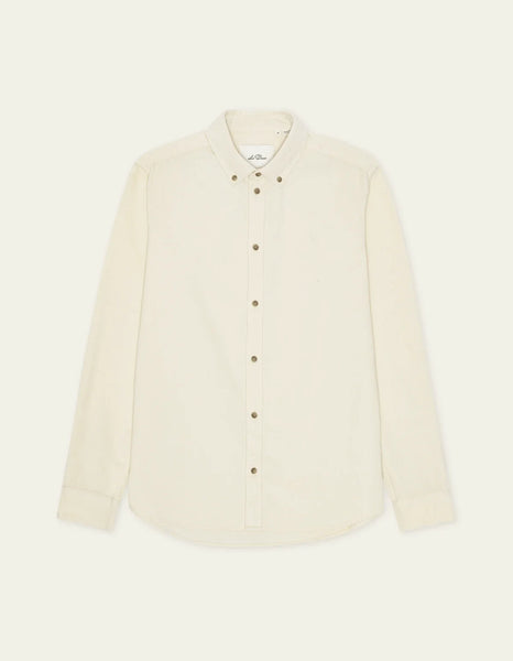 Les Deux L/S Pinwale Cord Shirt - Ivory