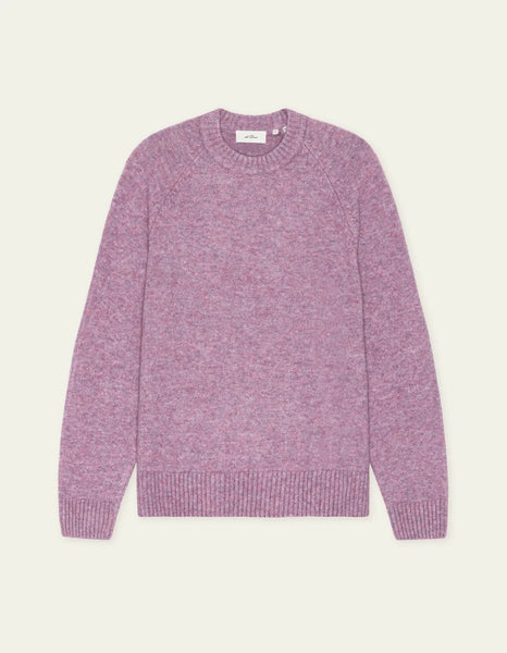 Les Deux Soft Roundneck Knit Oyster Rose melange