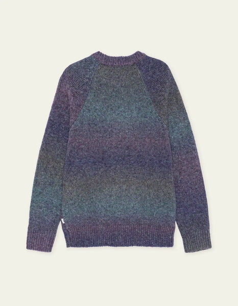 Les Deux Gradient Roundeck Knit - Spiced Plum Purple