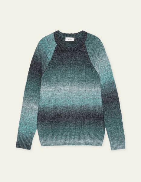 Les Deux Gradient Roundneck Knit - Mediterranea Green