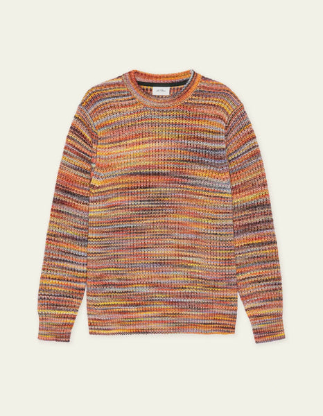 Les Deux Space Rib Crewneck Knit - Multi
