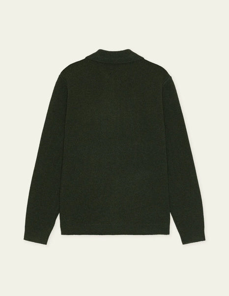 Les Deux Milano Knit Overshirt - Rosin Green