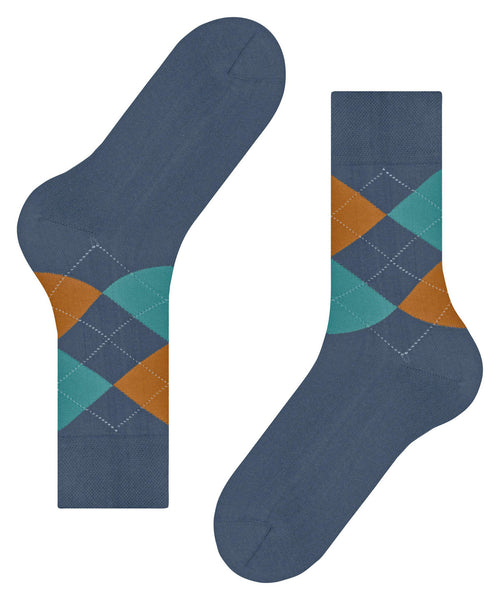 Falke Sensitive Argyle Men Socks - Light Lilac