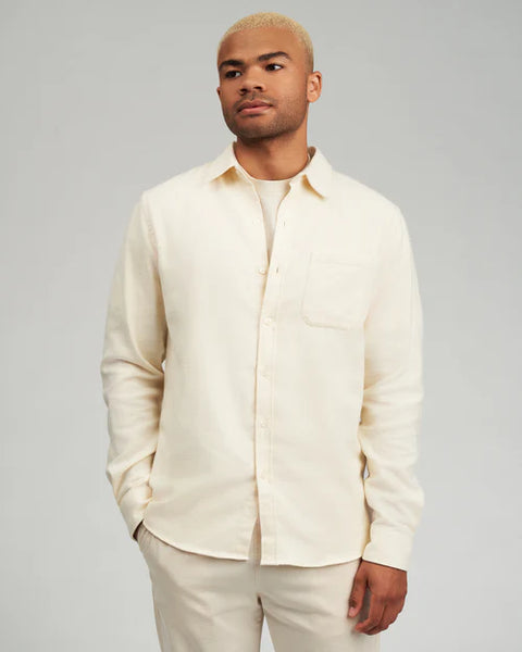 Colorful Standard Flannel Shirt - Petrol Blue