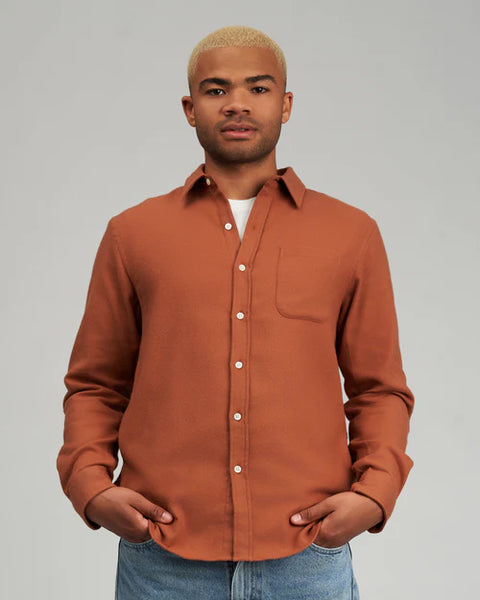 Colorful Standard Flannel Shirt - Ginger Brown