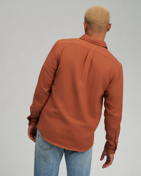 Colorful Standard Flannel Shirt - Ginger Brown