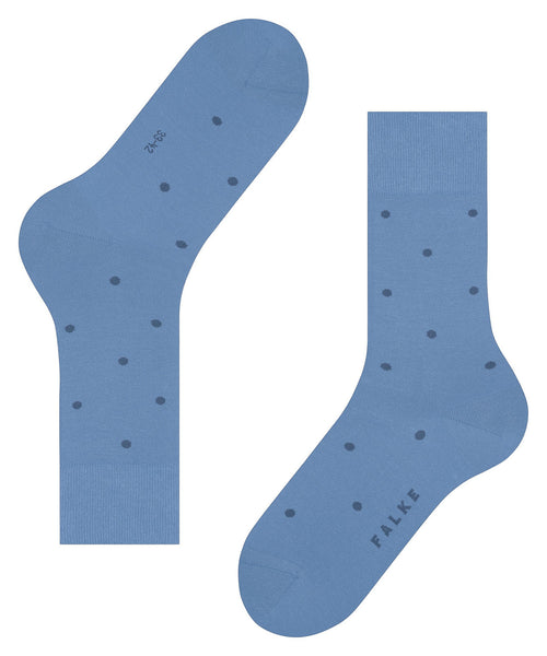 Falke Dot Men Socks - Cornflower Blue