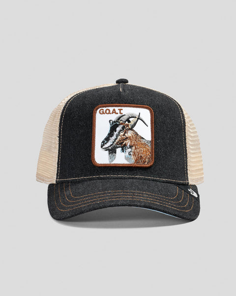 Goorin Bos. The Goat Trucker Cap - Charcoal