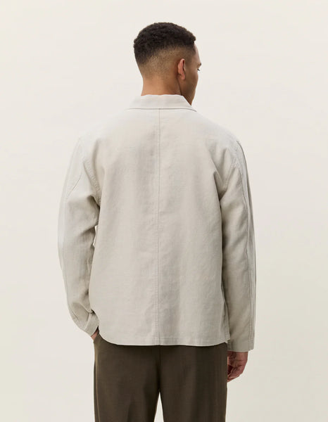 Les Deux Linen Overshirt - Light Sand