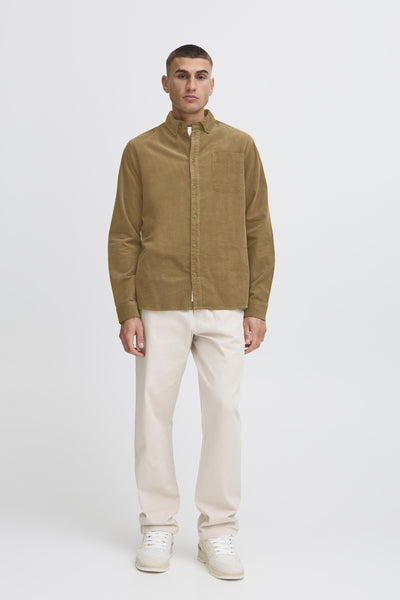 !Solid Sdjuan L/S Cord Shirt - Ermine