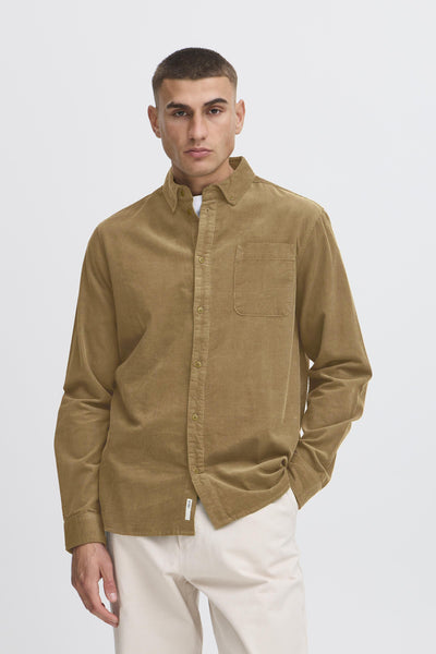 !Solid Sdjuan L/S Cord Shirt - Ermine