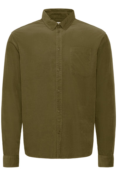 !Solid Sdjuan L/S Cord Shirt - Ivy Green