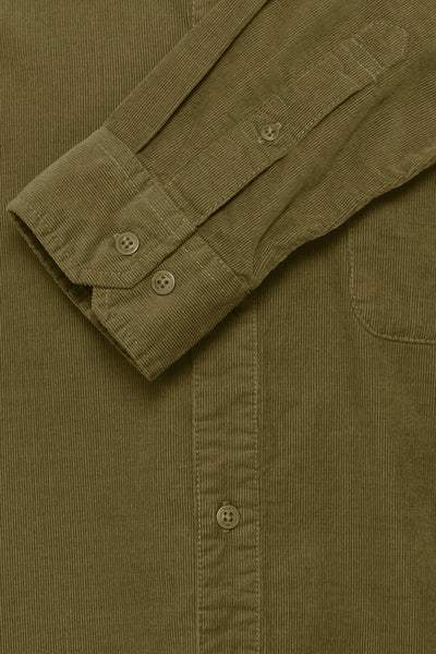 !Solid Sdjuan L/S Cord Shirt - Ivy Green