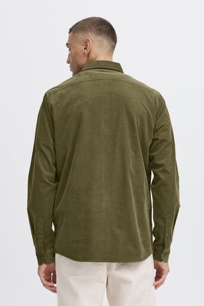 !Solid Sdjuan L/S Cord Shirt - Ivy Green