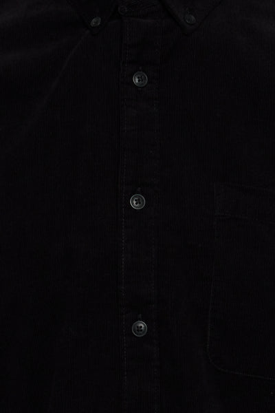 !Solid Sdjuan L/S Cord Shirt - Black