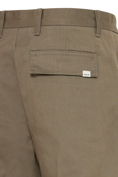 !Solid Sdalann - Cai Chino Trousers - Bungee Cord (Taupe)