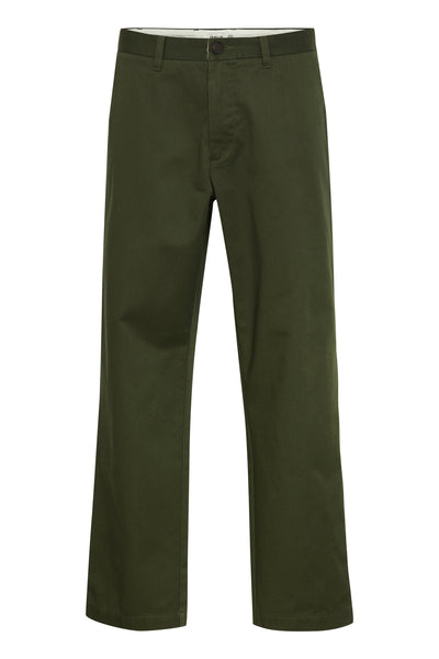!Solid Sdalann - Cai Chino Trousers - Duffel Bag (Green)