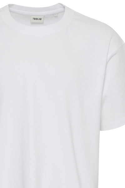 !Solid Sddanton Organic Tee - White