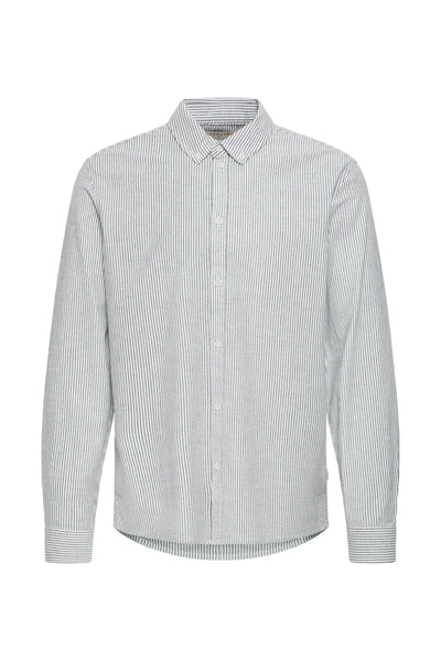 !Solid Sdval Stripe Shirt - True Black
